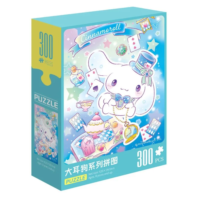 Anime Sanrio Peripheral Jigsaw Puzzle Big Eared Dog Melody Puzzle Gift Box Puzzle Puzzle Cute Decorative Painting multi functional slide projector for kids creative painting projection puzzle game red