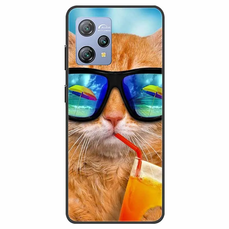 Shockproof Soft Silicone Cat Design Back Cover