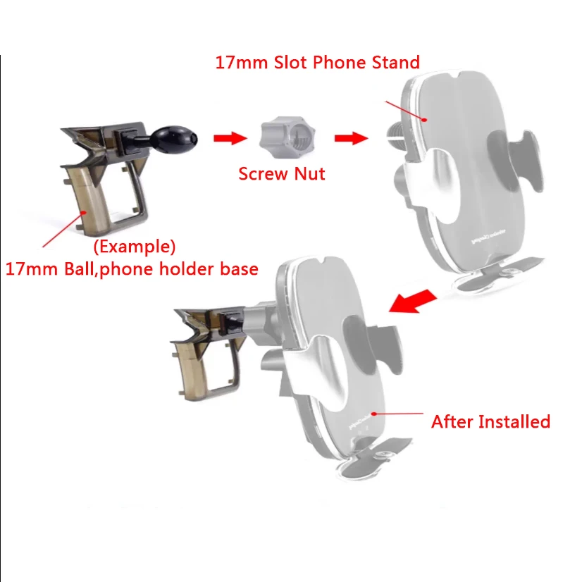 Universal Car Phone Holder Stand Mounting Bracket