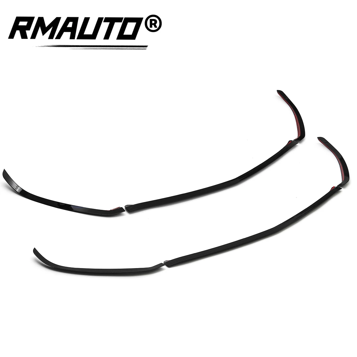 

3PCS Front Lower Bumper Lip Splitter Canard Trim For Mercedes-benz A Class W177 A180 A200 A220 A250 for AMG 2019 + Car stying