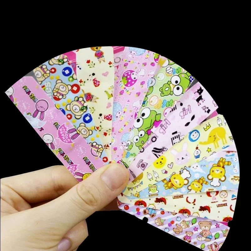 100pcs/120pcs Cartoon Band Aid Waterproof Sute Sticking Plaster Wound Dressing Patch for First Aid Strips Tape Adhesive Bandages 3