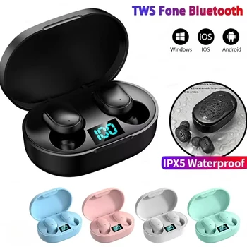Auricolari Bluetooth wireless E6S Auricolare Bluetooth TWS Auricolari wireless Auricolari con cancellazione del rumore con cuffie con microfono 1
