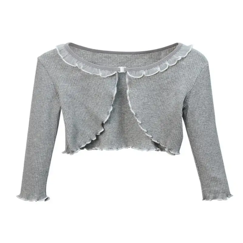 귀여운 캐주얼 코트 탑스 패션 어린이 의류 키즈 댄스 재킷 긴 소매 따뜻한 숄 가을 겨울 댄스 탑 연습용