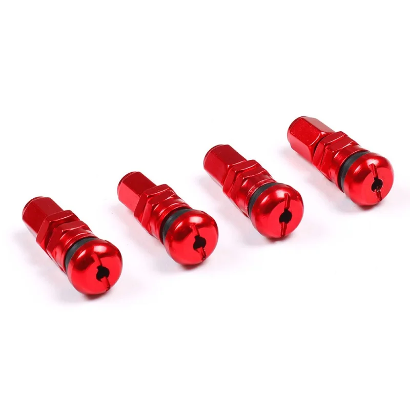 Car for Tire Retrofitting Valve Aluminum Personalized Wheel Tire Valve Stem Cover 4 Pack