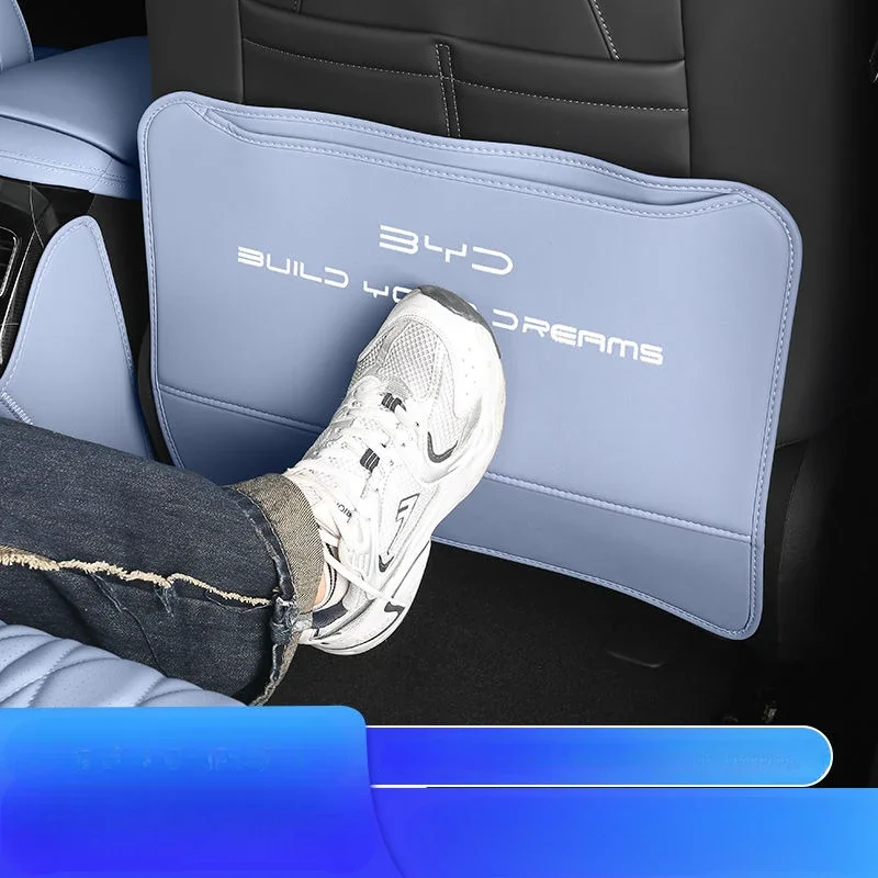 Car Seat Protector for BYD Seal DMI EV PU Leather Anti Kick Mat Pad Anti-kick Protector Mats Seat Back Protector Accessories