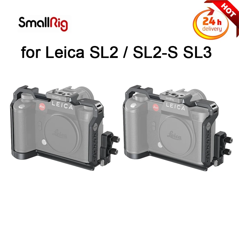 

Клетка SmallRig для камеры Leica SL3/SL2/SL2-S Cage с креплением на Холодный башмак 1/4-20 Arca-Swiss Quick Release Plate 4510 4162