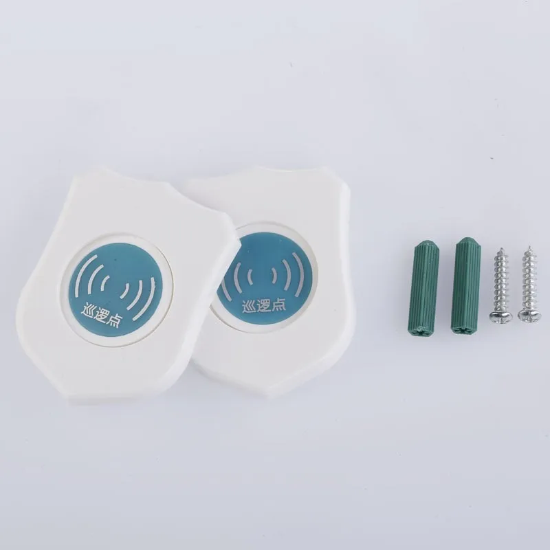 AE56 Shield-shaped Patrol Point Luminous White Patrol Button Location Information Button
