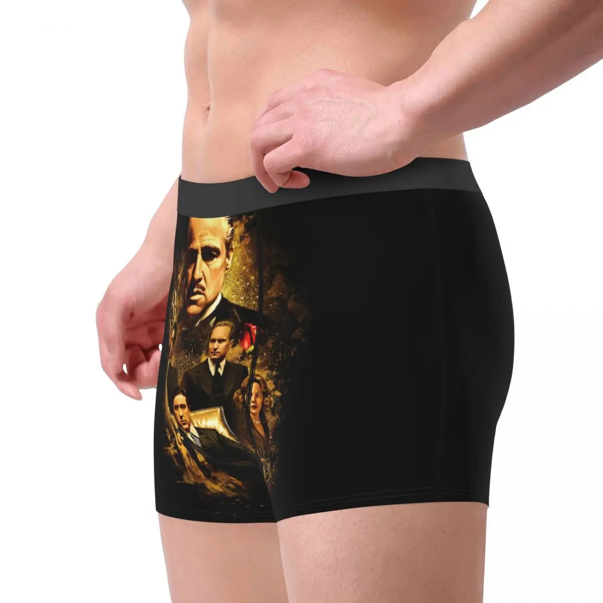 Custom The Godfather Boxer Shorts For Homme 3D Print Male Gangster Movie Underwear Panties Briefs Breathbale Underpants 3