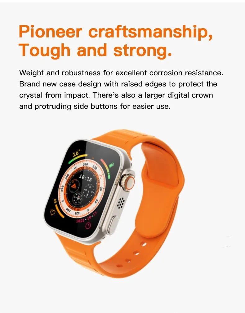 Reloj Inteligente Series W8 Ultra: Elegancia y Funcionalidad Avanzada