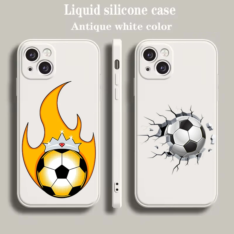 Luxury Silicone Football Phone Case - Premium Sport Design Cover