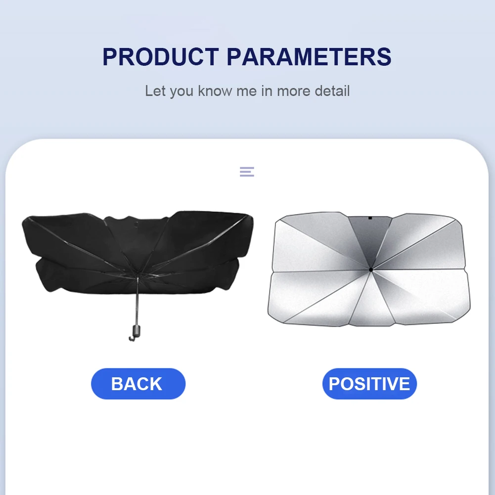 Auto Sonnenschutz Regenschirm Auto Front Windschutz scheibe