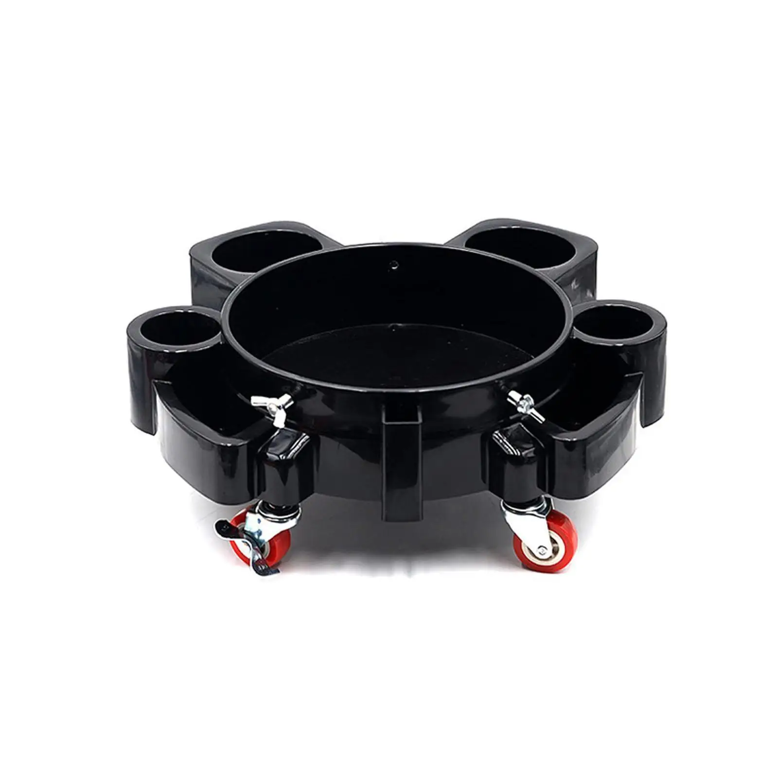 Bucket Dolly Black Rolling Bucket Dolly for Car Washing Detailing System