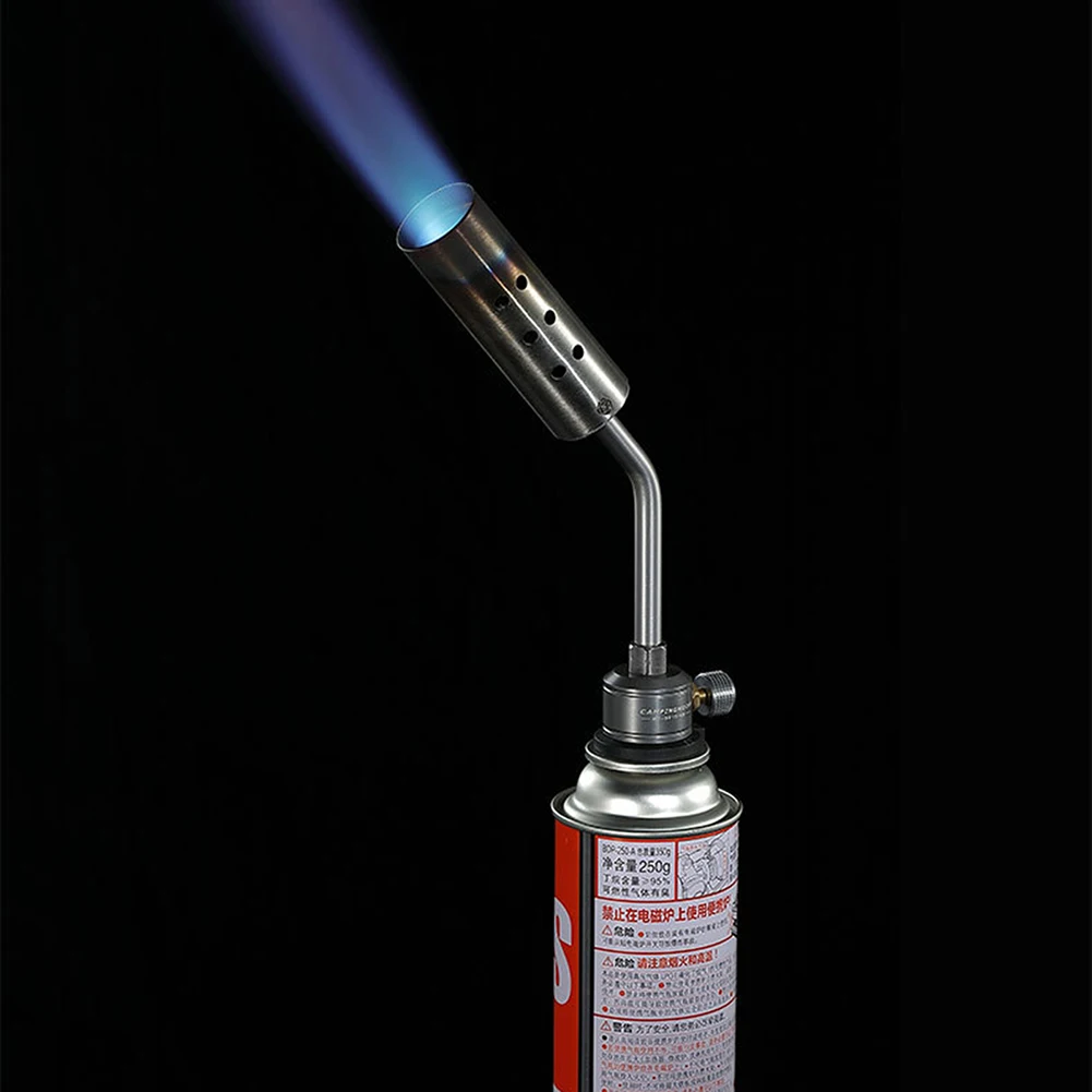 

Фонарь Gas фонарь наружная труба для предварительного нагрева, регулируемый пламя из нержавеющей стали, алюминиевый сплав, практичный, без особых усилий