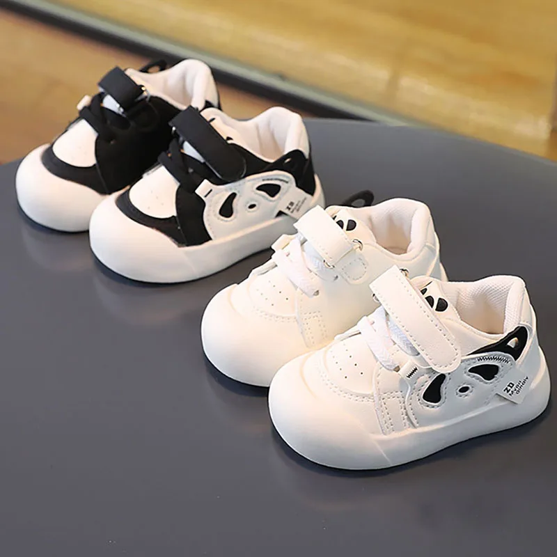 

Cute Toddler Shoes For Baby PU Leather Boy's Girl's Sneakers Anti-slippery Soft-soled Casual Sport Shoes First Step Footwear