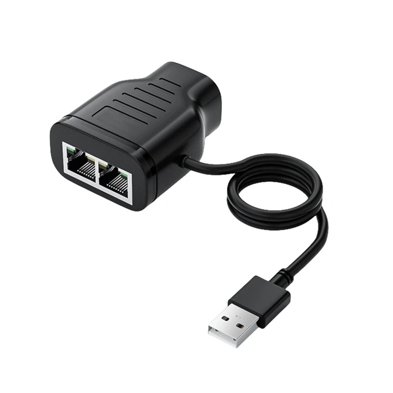 다기능 네트워크 분배기 어댑터 케이블, 네트워크 공유기, RJ45, 1 대 2