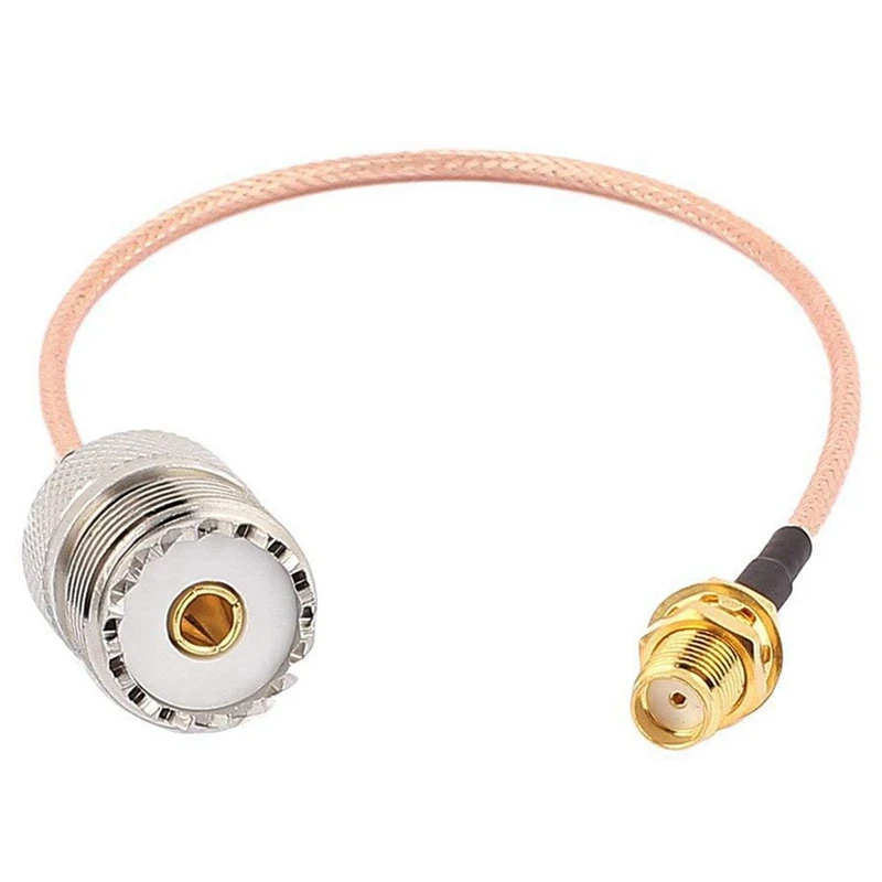 

4X Handheld Antenna Cable Adapter For UHF Base And Mobile Antennas - SMA Female To UHF SO-239 Female Connectors