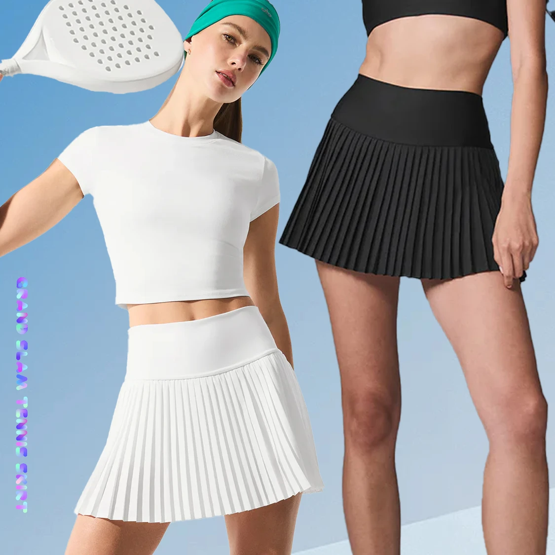 Tennis Skirt Golf Skirt Tenis Yoga Sport Gym Pleated Summer female mini skirts running skirts sports skirts