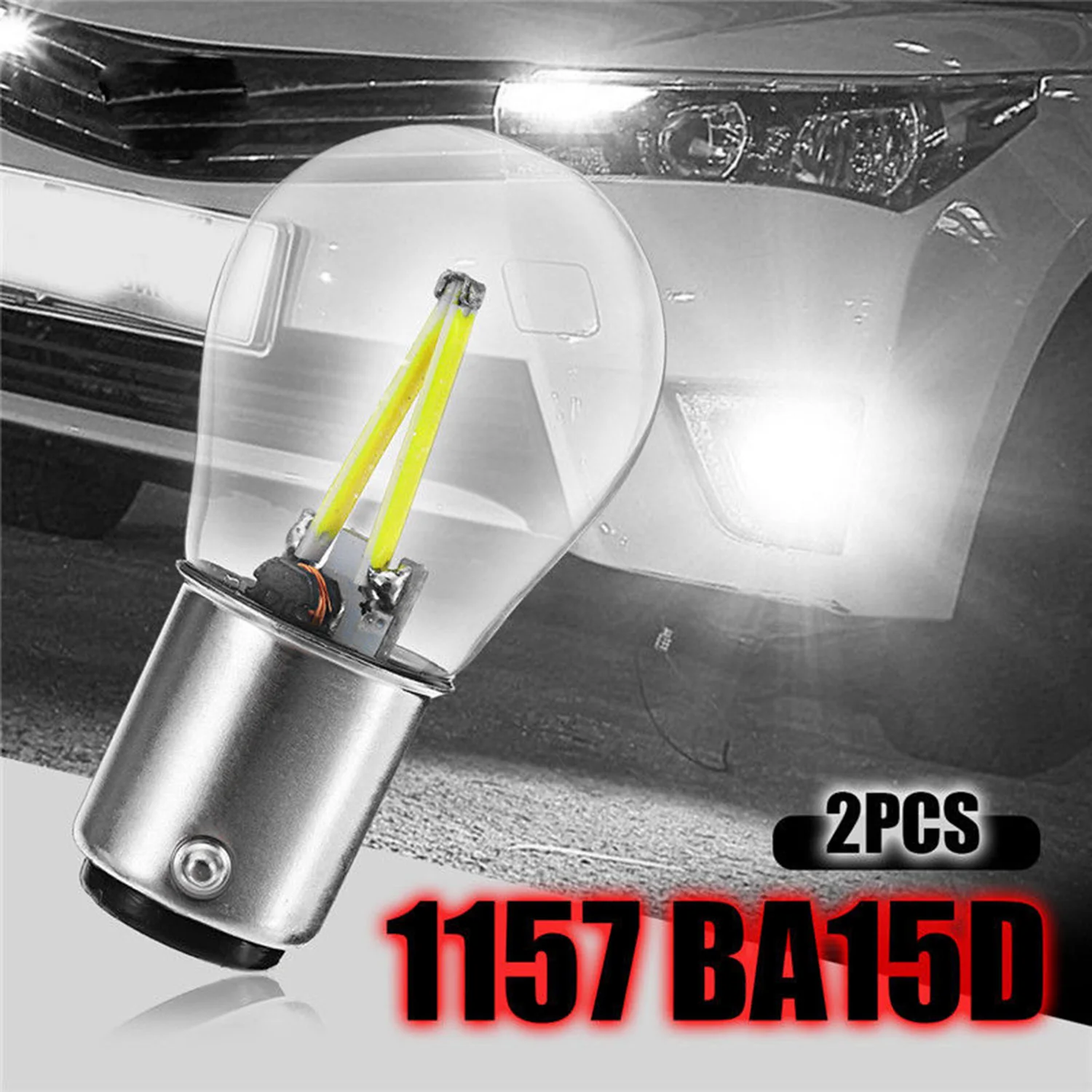 

Turn Signal Brake Parking Brake Stop Bulb Signal LED Signal Vehicle Accessories 2pcs LED Stop Auto 1157 BAY15D