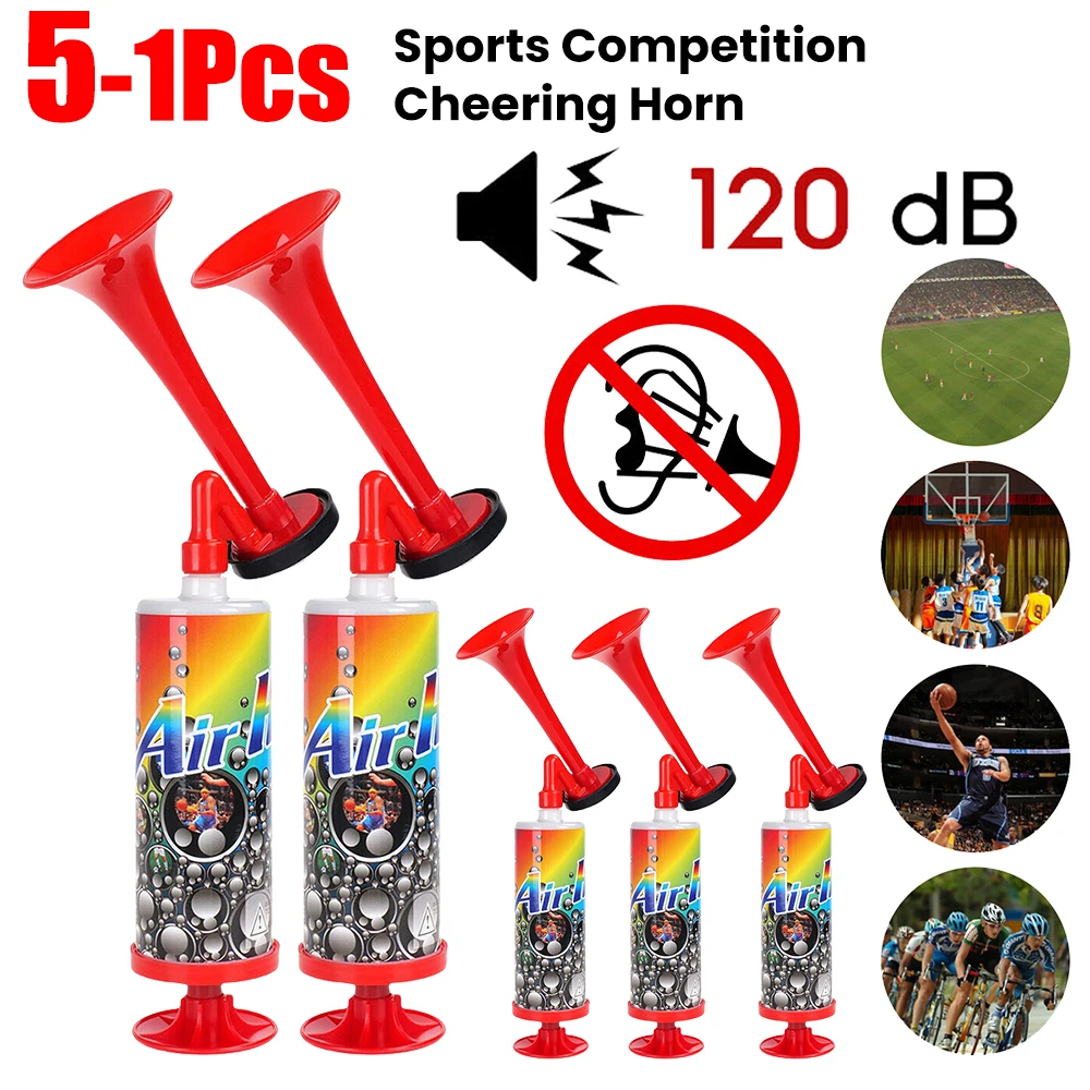 Handheld Air Horns for Soccer Game Group Games Sports Events plastic horn