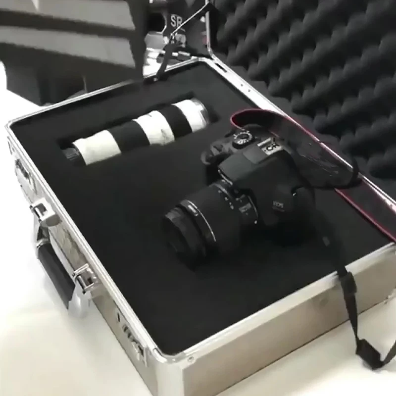Pre-cutting Foam Insert High Density Pick Pluck Toolbox Foam Power Tool Hard Case And Flight Case Grid Sponge 2