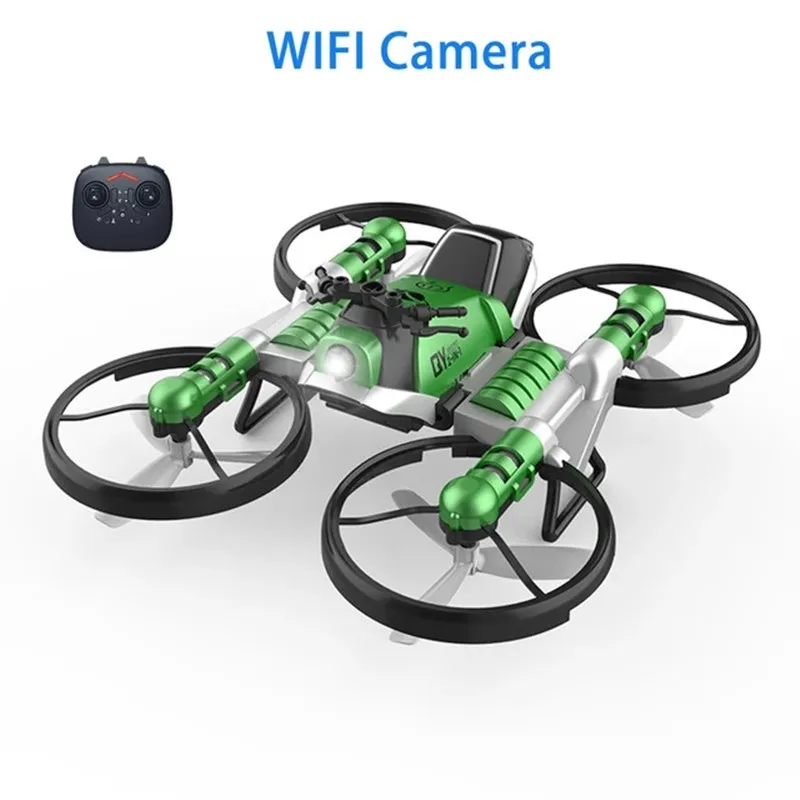 WIFI FPV uav aircraft Motorcycle 2 in 1 Deformation Drone With 4K HD Camera 3D Flip One Key Return Headless Mode RC Quadrocopter 4