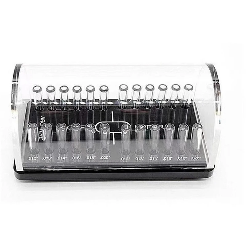 Square Wire Round Wire Sorting Frame Pre-Formed Bow Placement Box Orthodontic Nickel-Titanium Bow Box Storage Dust orthodontic bow box