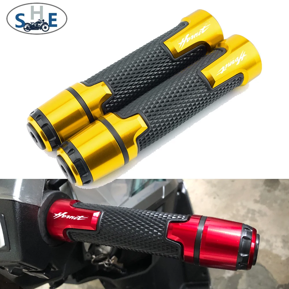

For Honda 250/CB599/CB600/CB900F Hornet 1998-2006 Motorcycle CNC Aluminum Accessories Hand Grips Handle Bar Handlebar Hand Grip