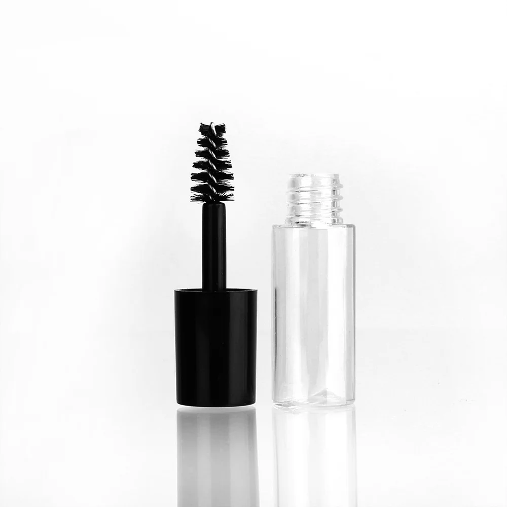 Cosmetic Bottle Makeup Empty Bottle 3ml 10pcs Pack3ml Empty Mascara Tube Eyelash Cream Vial Liquid Bottle Sample Cosmetic Container with Leakproof Inner Black Cap