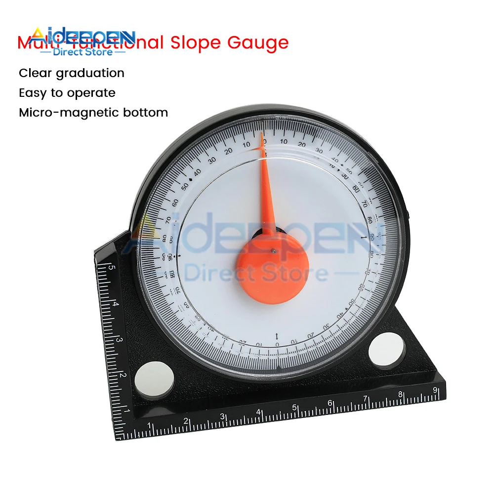 Digital Inclinometer 1Pcs 0-90 Degrees Measuring Inclinometer Slope Angle Finder Protractor Tilt Level Meter Clinometer Gauge Gauging Tools