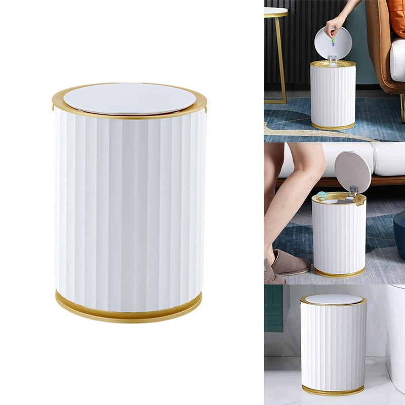 

Smart Trash Bin Sensor Trash Can For Kitchen Bathroom Garbage Bin Family Living Room Cracks Trash Can