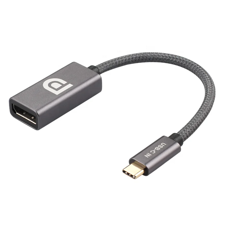 4K Usb C A Dp Cavo Tipo C A Displayport Adattatore Display Port Usb-C Compatibile Con Macbook Pro 2019 2018, Surface Book