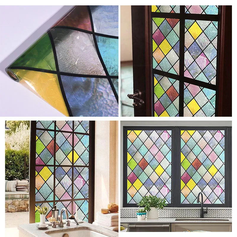 Magnolia Fenster folie statisch haften Wärme kontrolle Privatsphäre Schutz Drop-Shipping wieder verwendbare abnehmbare Glas folie Home Dekoration – Detail 18