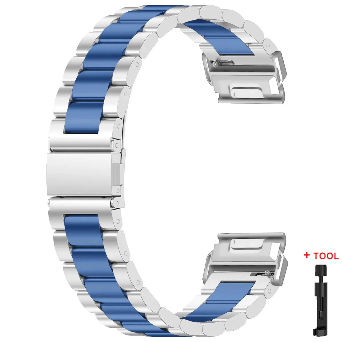 Stainless Steel Metal Watch Strap – Quick Easy Fit, 26/22mm