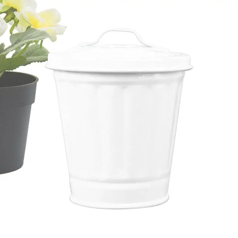 

Mini Table Trash Can Desktop Garbage Basket Table Wastebasket Counter Top Trash Can For Makeup Table Cleaning Barrel Trash Can