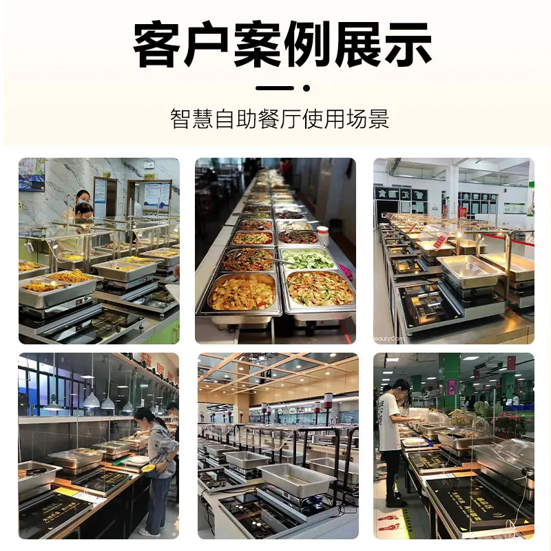 Stainless Steel et Furnace Electric Heating Breakfast Furnace Square Flap y Insulation Insulation Pot Ho