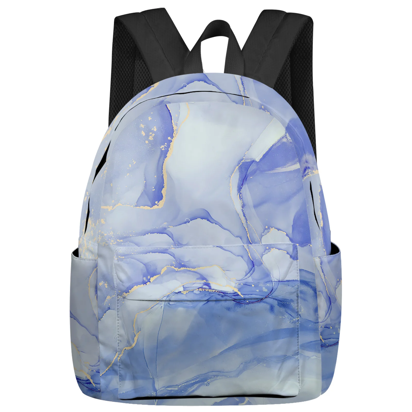 

Мужской/женский дорожный рюкзак для ноутбука с мраморной текстурой и градиентом