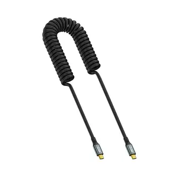 Type C to Type C Cable Adjustable USB C Data Cord Mobile Phone Accessories USB C Charging Cable for Smartphones Tablets Laptop 1
