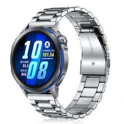 Sleek Stainless Steel Metal Watch Strap, 20mm/22mm for Other 20mm (Titanium color)
