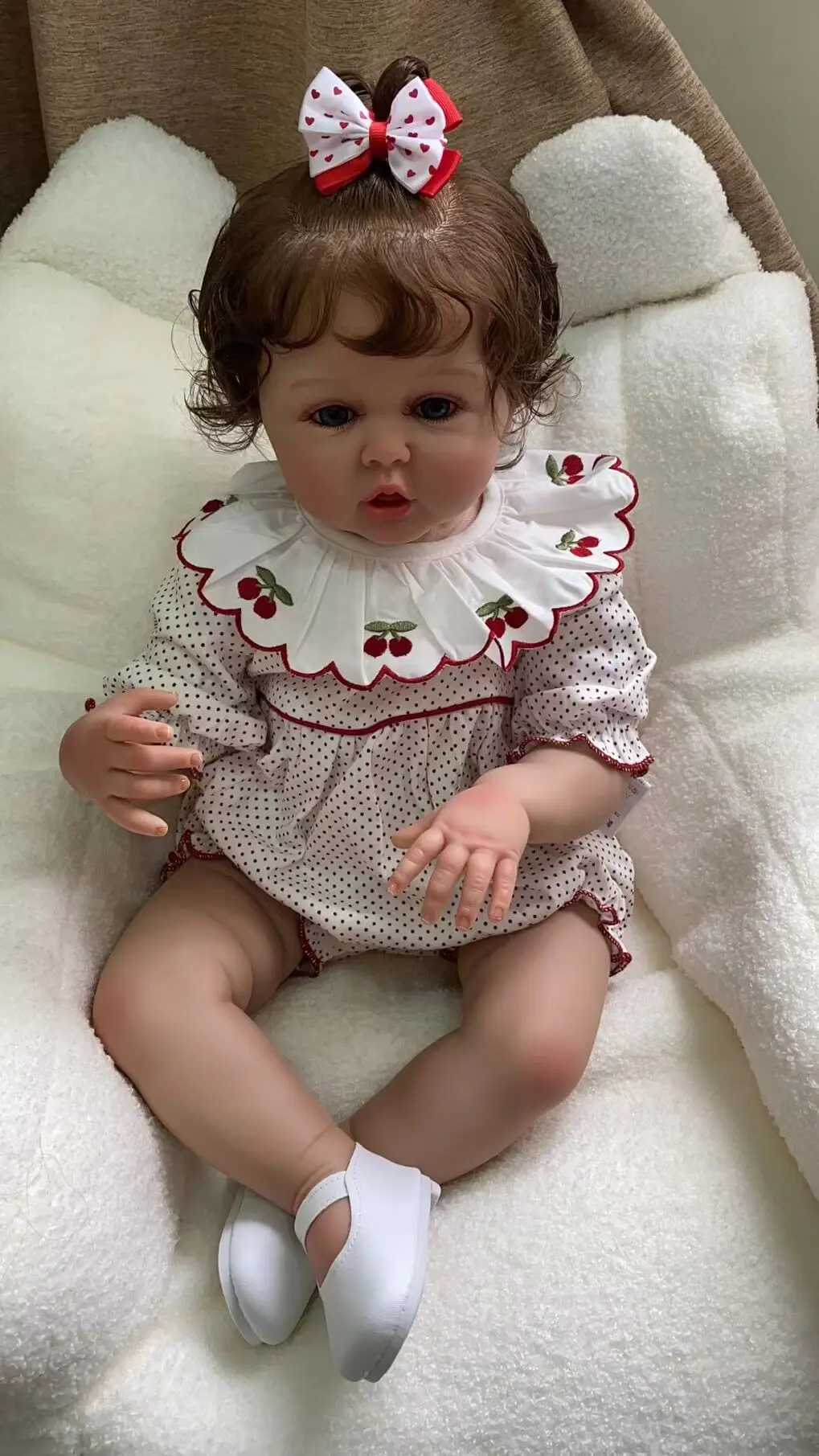 Popular Silicone Baby Doll That Look Real Newborn Lifelike Real Soft Touch Hand-Rooted Hair High Quality Handmade Art Doll Gift