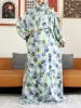 2025 coton musulman dame Abayas Ramadan vêtement de prière dubaï turquie moyen-orient Femme Robe ample Robe africaine Turban Joint