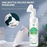 Foam Cleaner For White Shoes Whiten Cleaning Stain Dirt Remove Yellow Spray Foam Cleaner Decontamination White Shoes Cleaning 2
