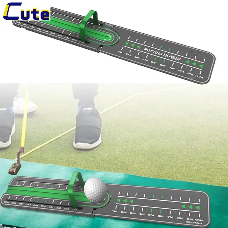 

Golf Precision Distance Putting Drill,Golf Training Putters,Golf Trainer Aid for Putting Green,Putting Gate Practice Tool