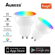 

Abuess tuya Smart Wifi SmartGU10 LED bulb colorful spotlight Smart life APP control in cooperation with Alexa Google Home