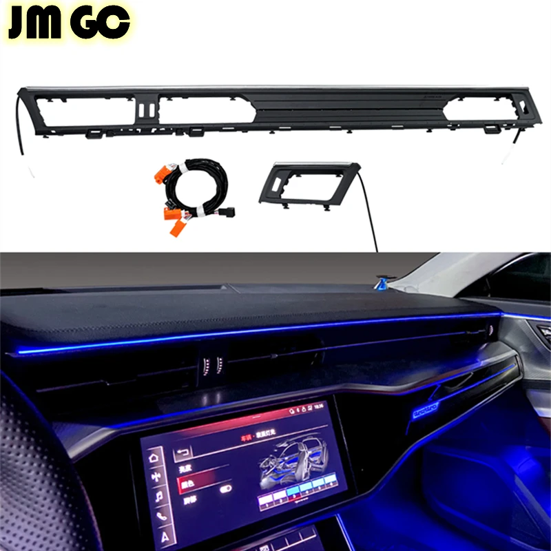 

Декоративная панель для автомобиля Audi A6 A7 C8 2019-2021, 30 цветов, для подсветильник Ки кондиционеров