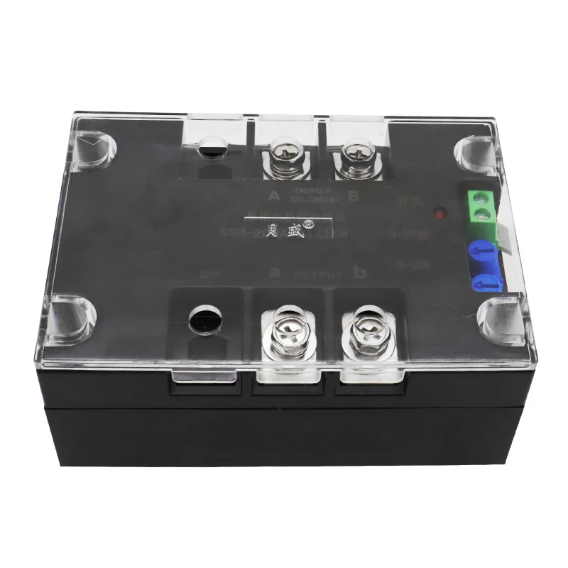 Motor Soft Starter Module 220V Single-Phase Intelligent 50-60HZ Compatible 2/4/6/8KW