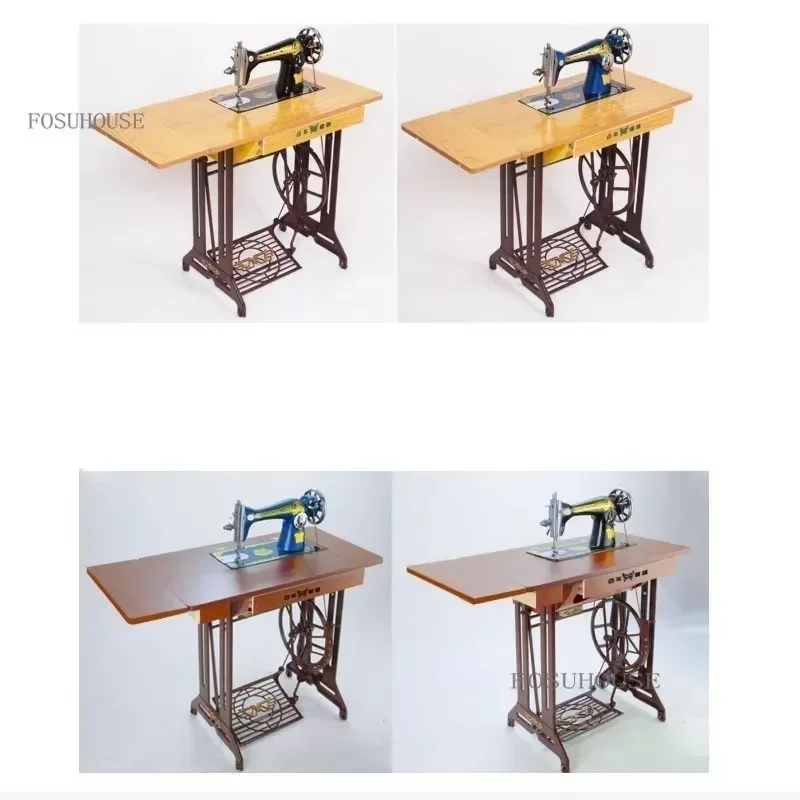 Electric Sewing Equipment Household Old Fashioned DIY Apparel Sewing Machine Desktop Pedal Portable Small Sewing Machines 3