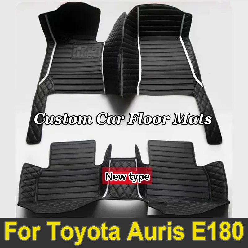 CustomMadeLeatherCarFloorMatsForToyotaAurisE1802012201320142015201620172018CarpetsRugsFootPadsAccessories-AliExpress