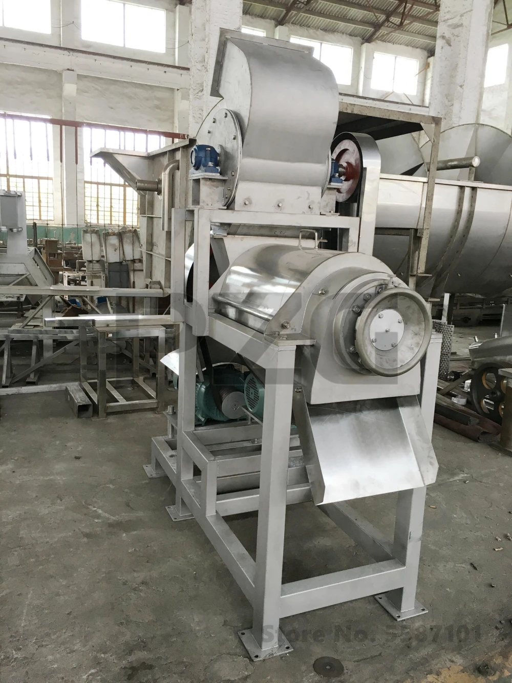 Industrial 2.5Ton/H Crushed Vegetable Juice Making Machine Screw Juicer Spiral Crushed Orange Lemon Fruit Juicer With Crusher 5