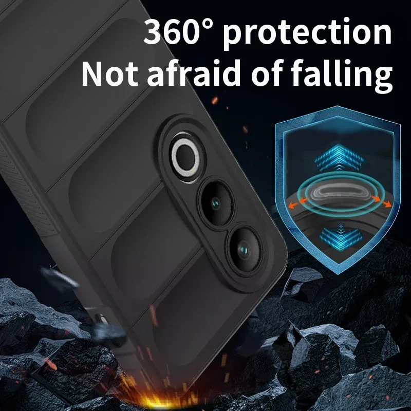 Liquid Silicone Anti-Fall Shockproof Armor Phone Case