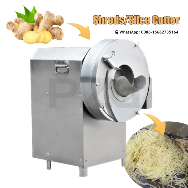 Commercial Carrot Slicer Industrial Ginger Shredder Automatic